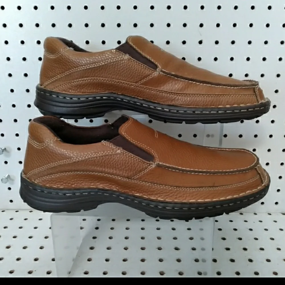 Dr. Scholl’s Advanced | Men's Brown Leather Shoes | Cushioned Gel Walking